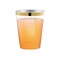Smarty Had A Party 10 oz. Clear with Metallic Gold Rim Round Tumblers (336 Cups), 336PK 6954G-CASE - alternate 2